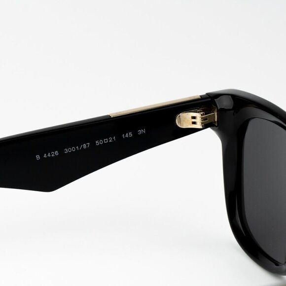 NEW Burberry BE4426 300187 Black Grey Square Unisex Sunglasses BE 4426
